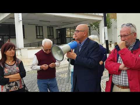 Concentração junto ao hospital do Montijo